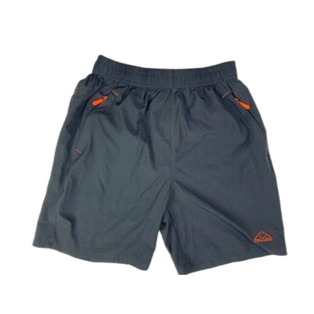 Outdoor Sports Size S Mens Shorts Gray Stretch Elastic Drawstring Waist